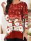 Cartoon Shift Long Sleeve Casual Shirts & Tops
