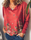 Plus size Floral Boho Casual Shirts & Tops