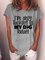 I 'M Only Talking To Jesus Or My Dog Today Women's T-Shirt