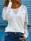 Cotton-Blend Long Sleeve Crew Neck Shirts & Tops