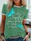Dragonfly Graphic Short Sleeve Round Neck Loose Tee