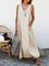 Linen Sleeveless A-Line Dresses