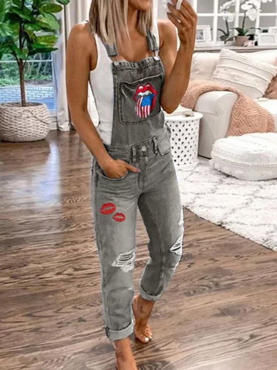 Denim Vacation Jumpsuits&rompers