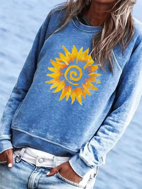 Cotton Blends Loosen Causal Top