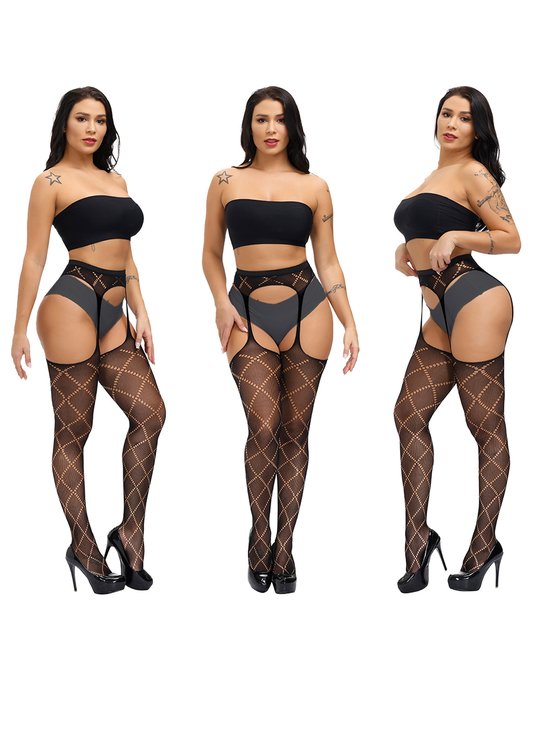 Sexy Suspender Mesh Stockings