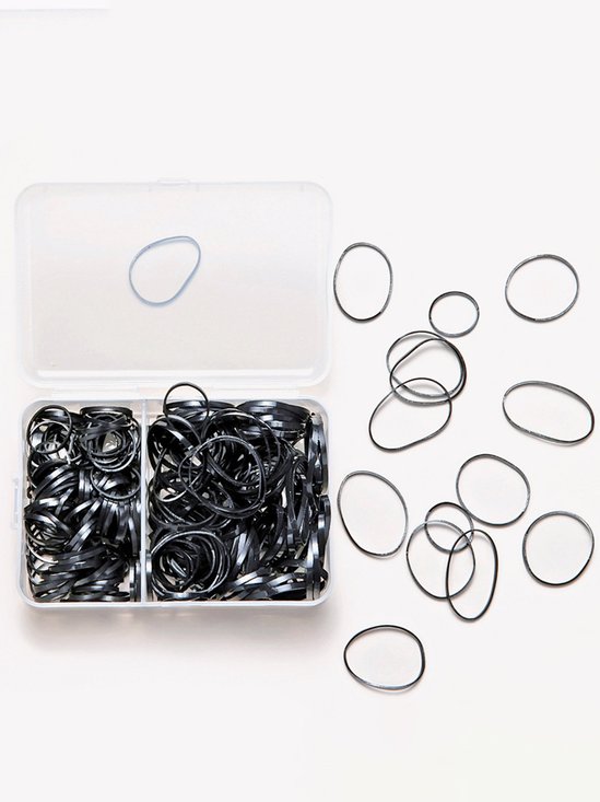 Simple Plain Rubber Hair Ties