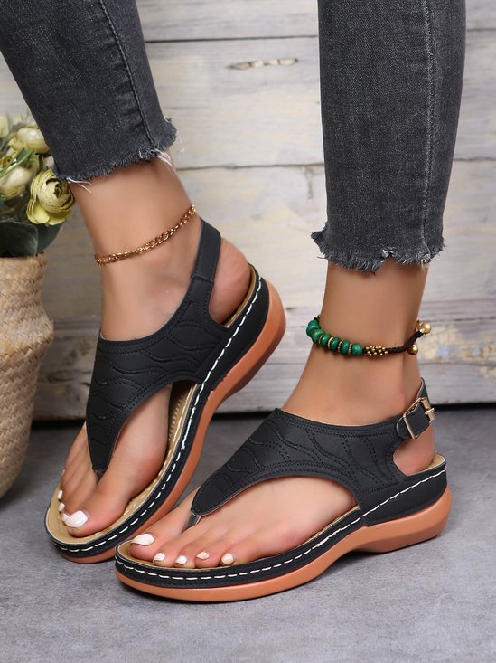 Pu Leather Sandals
