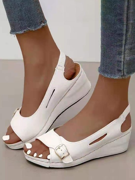 Pu Leather Sandals