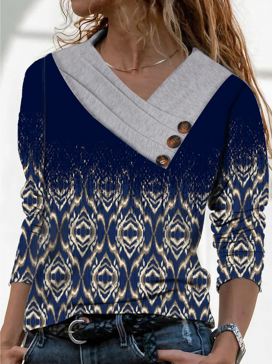 Floral Loose Casual Blouse