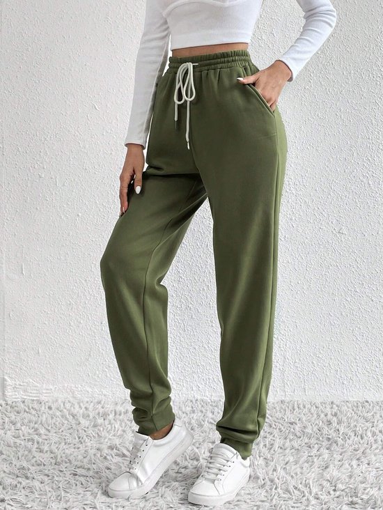 Casual Plain Pants