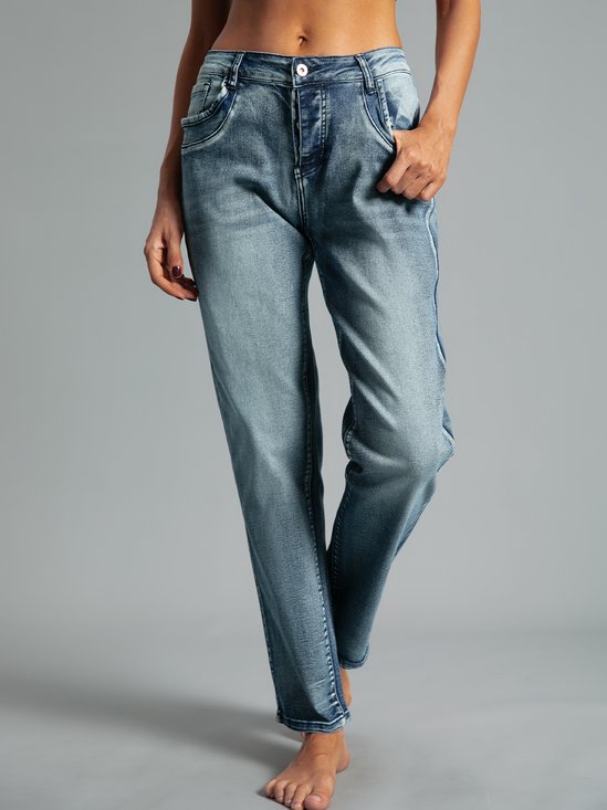 Pockets Casual Denim&jeans