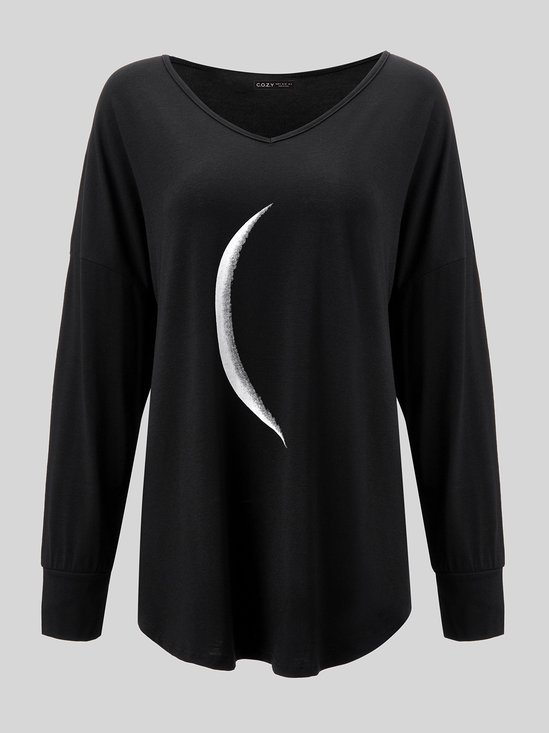 V Neck Casual Top