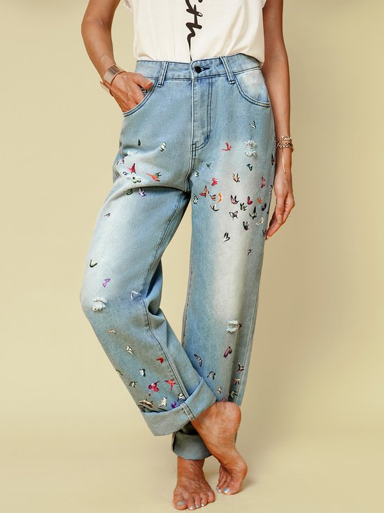 Butterfly Denim&jeans