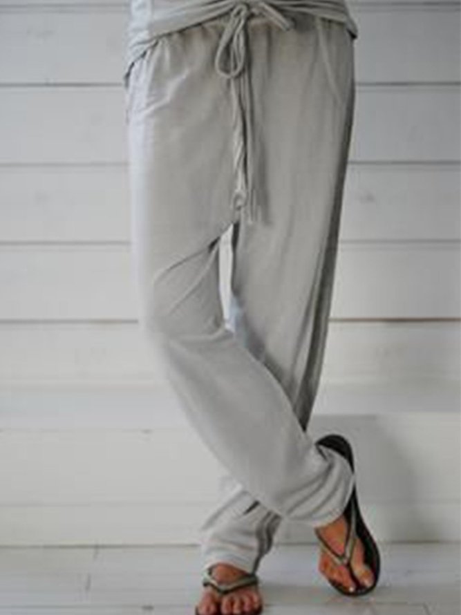Casual Pants With Belt