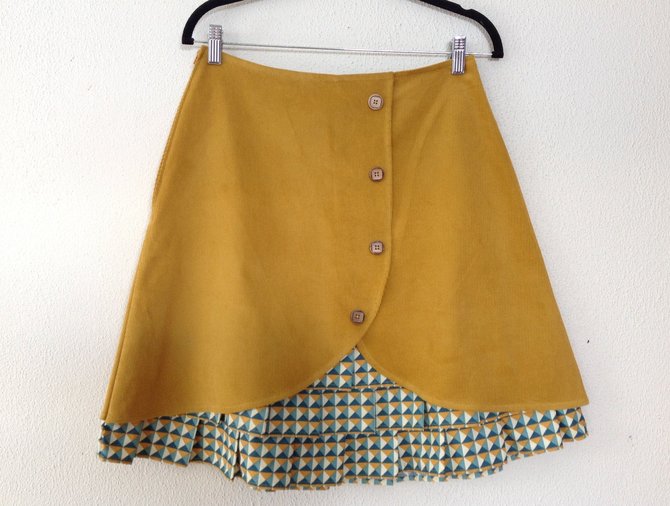 Printed Regular Fit Casual Skirt