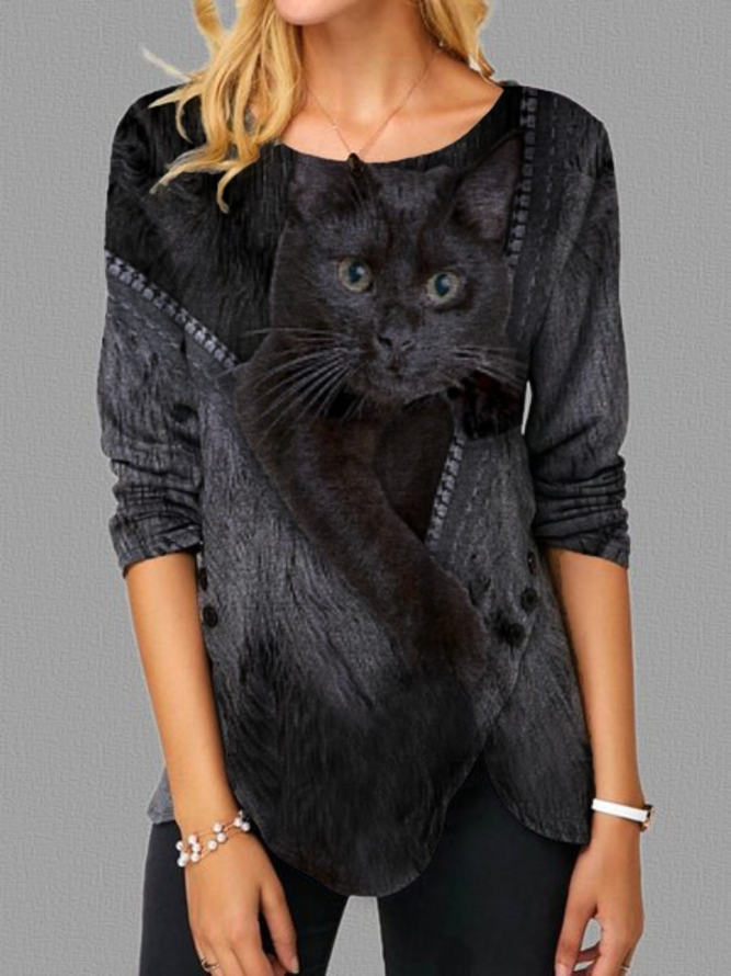 Vacation Regular Fit Printed Sweatshirt &pullover au.noracora