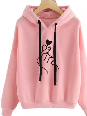 People Casual Hooded Hoodies & Sweatshirt