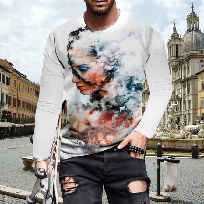 Short Sleeve Cotton Men-T-Shirts