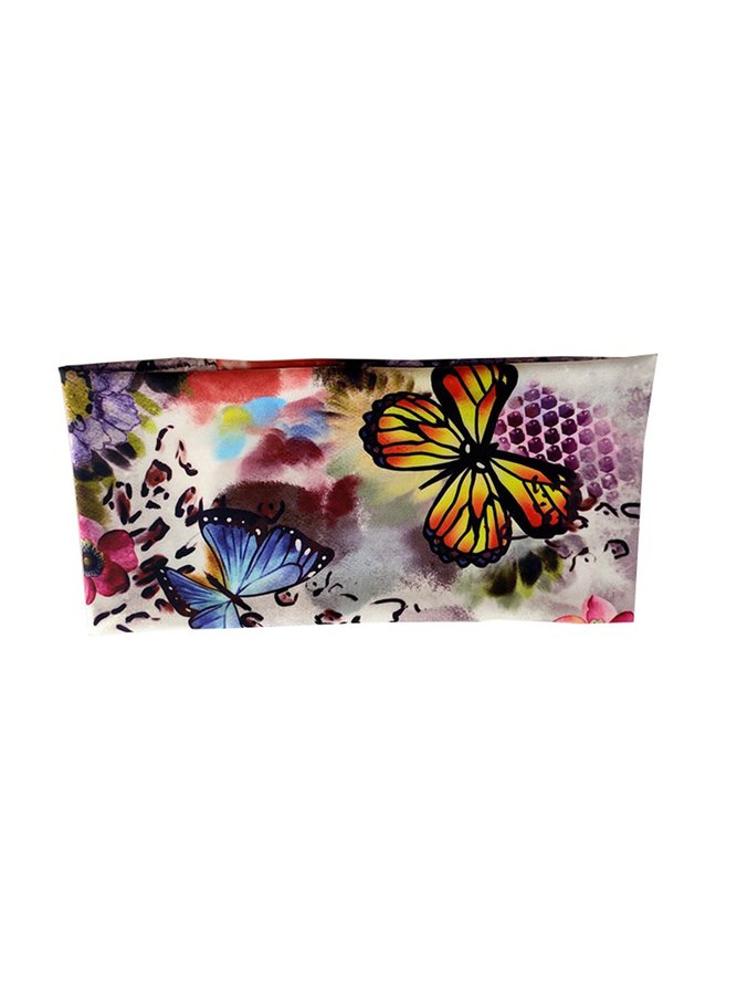 Vintage Butterfly Print Stretch Headband