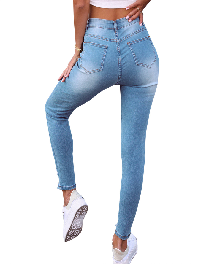 Denim Casual Tight Denim&jeans