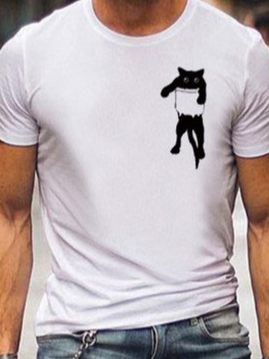 Short Sleeve Casual Men-T-Shirts