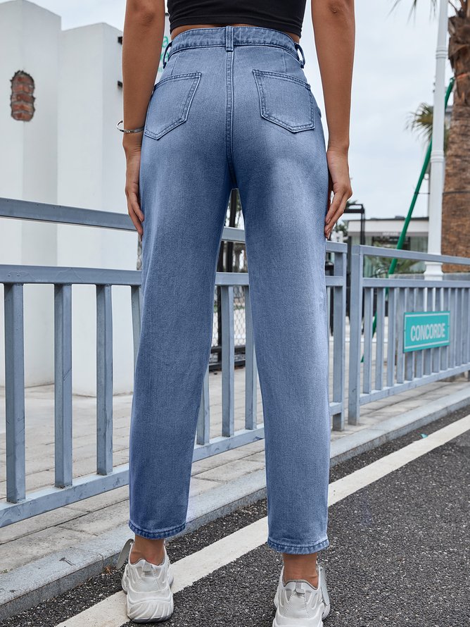 Fit Plain Simple Denim&jeans