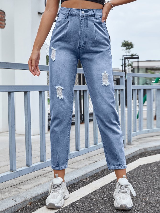 Fit Plain Simple Denim&jeans