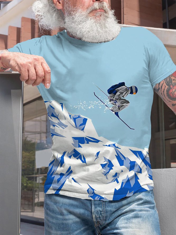Vintage Short Sleeve Cotton Men-T-Shirts
