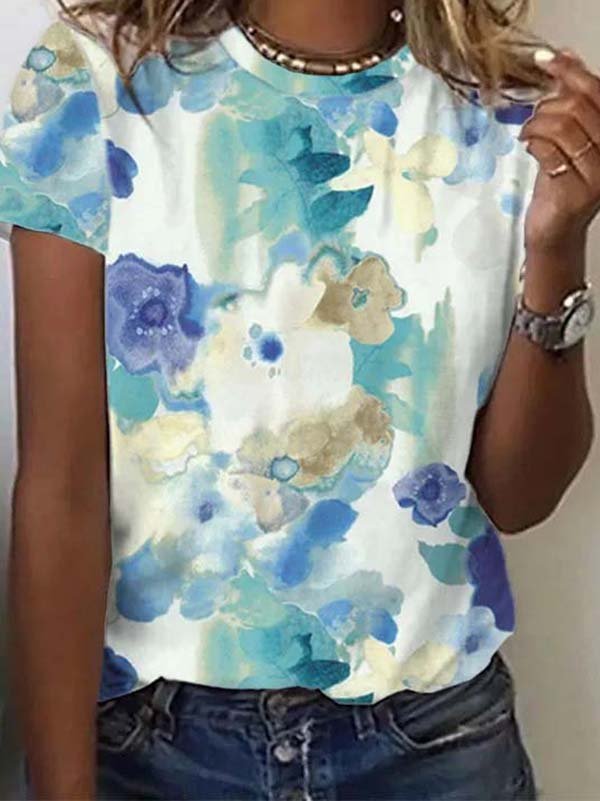 Regular Fit Casual Crew Neck T-shirt