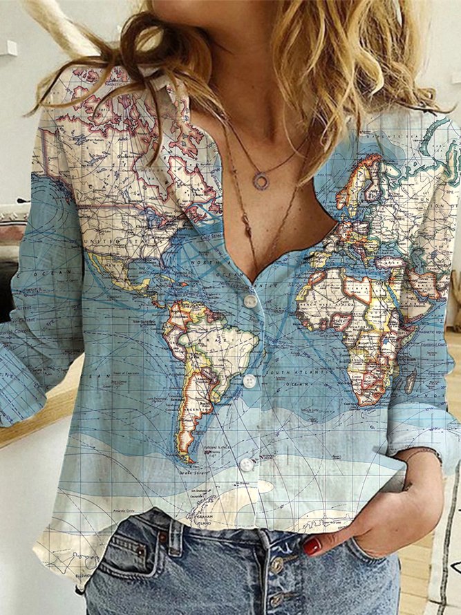 Loosen Casual Blouses