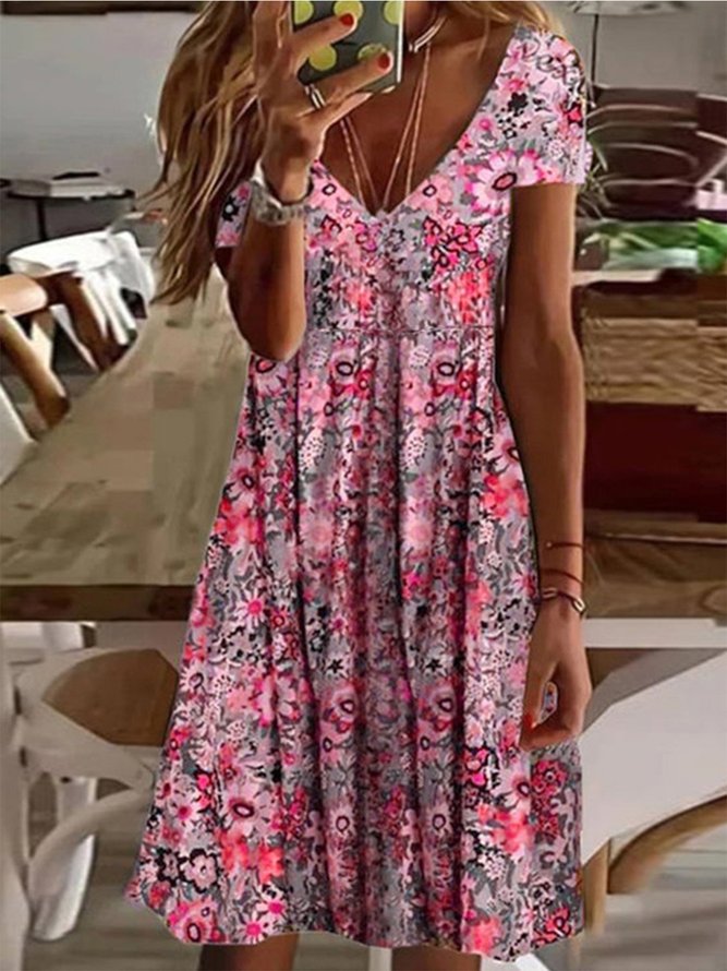 Casual V Neck Shorts