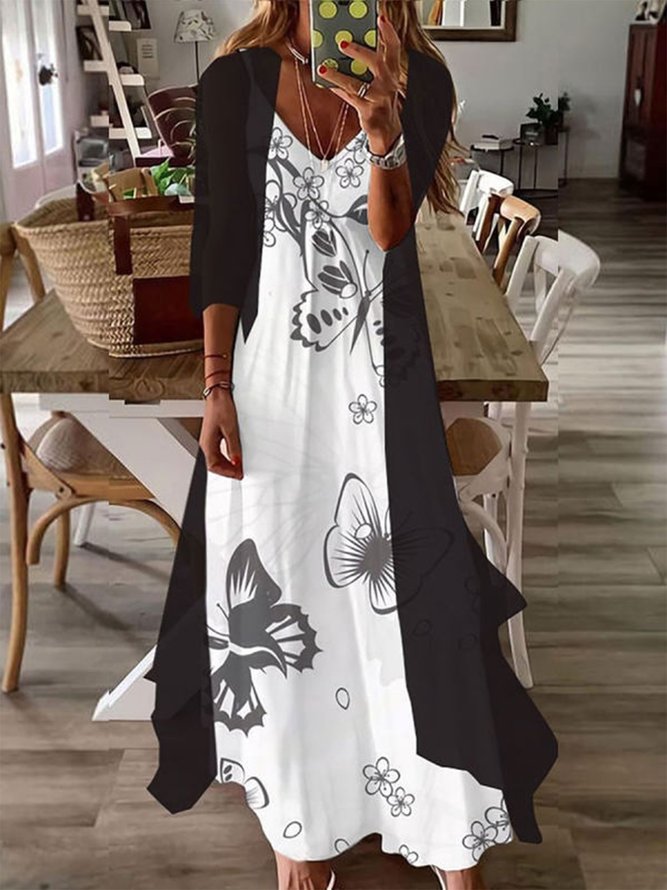 V Neck Maxi