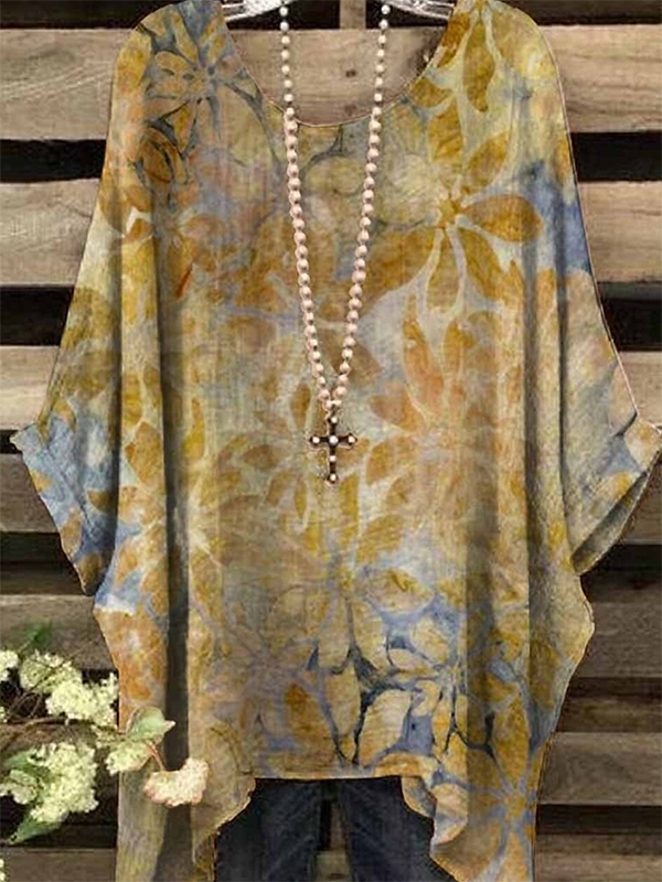 Crew Neck Loose Casual Top