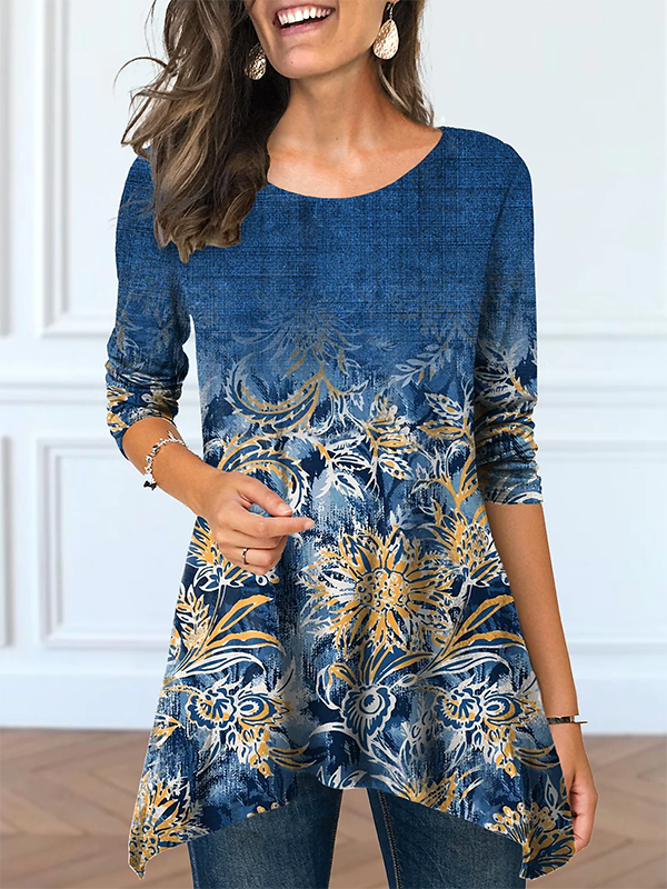 Casual Ethnic Regular Fit T-shirt