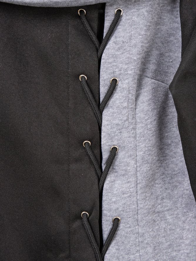 Slit Solid Cowl Neck Auto-Clearance