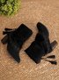 Suede Spring Ankle Boots