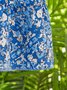Casual Floral Regular Fit Shorts