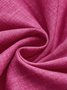 Solid Cotton Blends Blouses