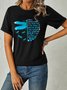 Dragonfly Casual Crew Neck T-shirt