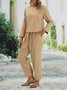 Cotton And Linen Casual Sets