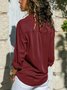 Loosen Casual Shirt Collar Blouses