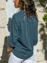 Loosen Casual Shirt Collar Blouses