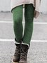 Solid Casual Leggings