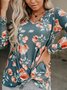 Casual Color Block Auto-Clearance