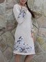Floral Round Neck Auto-Clearance