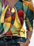 Loosen Cotton Casual Blouses