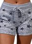Regular Fit Printed Sporty Shorts