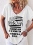 Casual Cotton Blends Loosen T-shirt