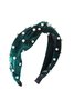 Christmas Vintage Pearl Suede Hair Hoop