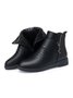 Pu Leather Winter Ankle Boots